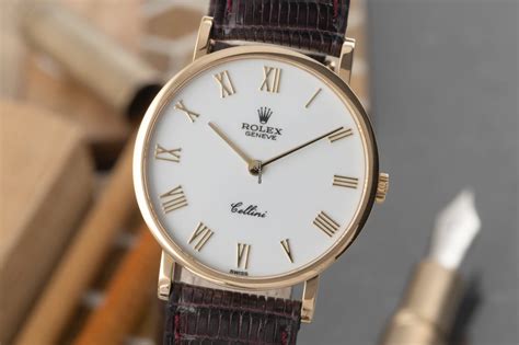 Rolex Cellini White Dial 18k (0,750) Gold Handaufzug 